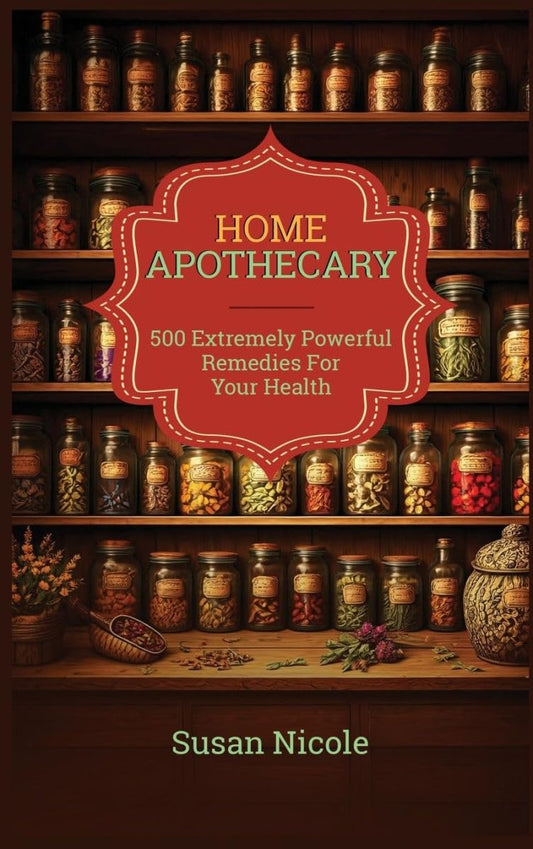The Best Home Apothecary: 500 Forgotten Powerful Remedies For Ultimate Health, Energy, Vitality, And Wellness Home Apothecary Book